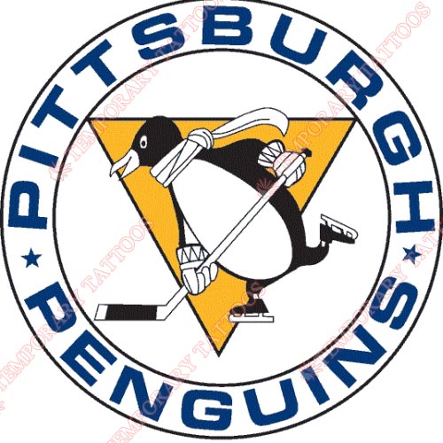 Pittsburgh Penguins Customize Temporary Tattoos Stickers NO.303